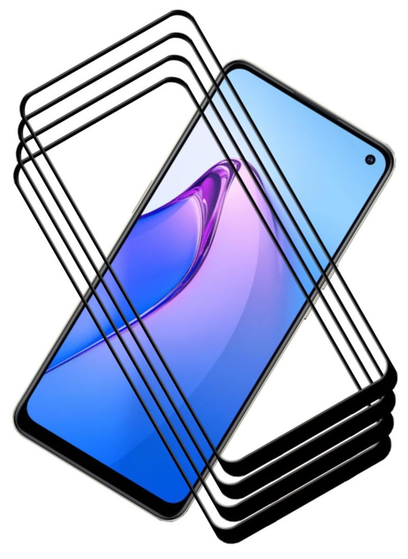 ACLIX 4 Pieces Antistatic ESD Dustproof Premium Quality High Definition Tempered Glass Screen Protector Designed For Oppo Reno8 Pro - Image 1