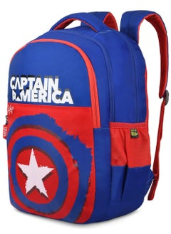 Skybags Skybags Printed School Backpack For Kids, 03 Blue (Marvel Captain America)  - Image 3