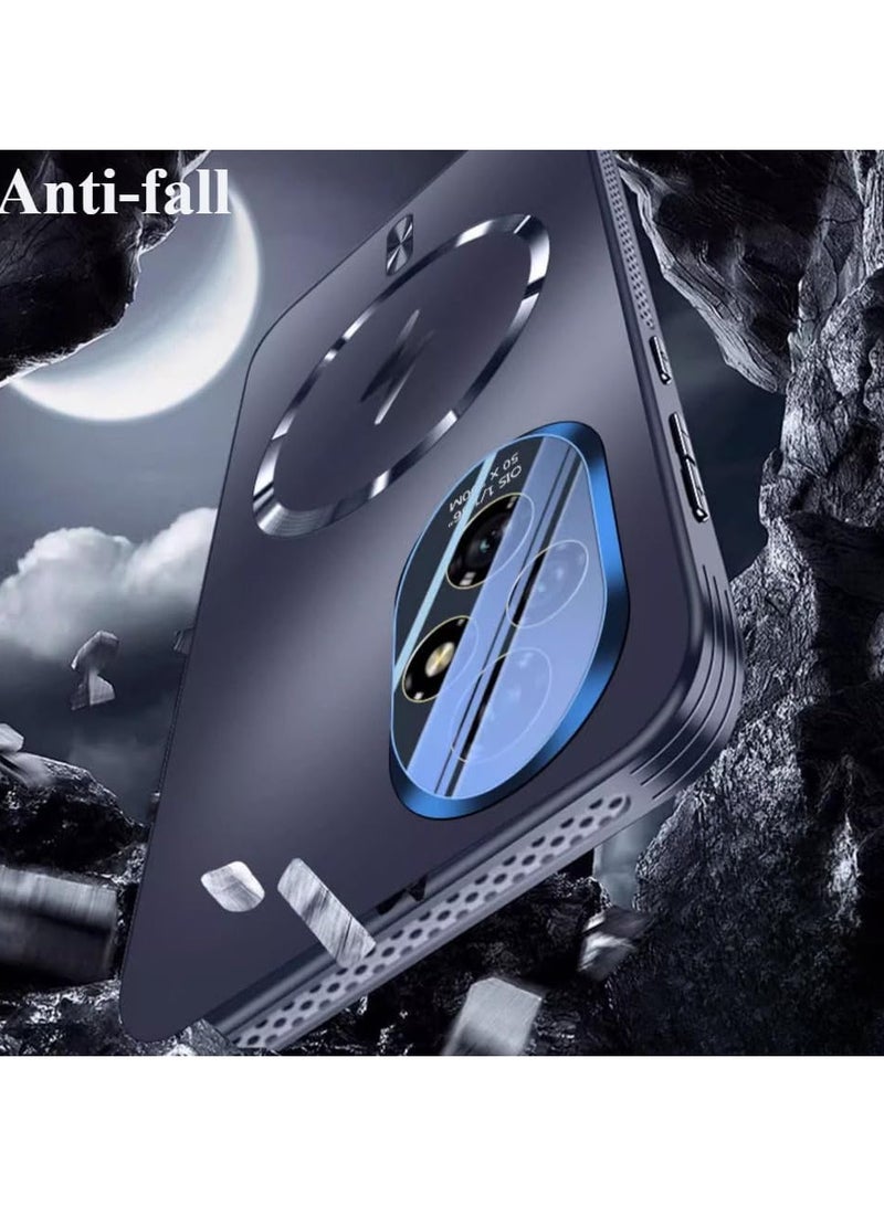 Case for Honor 200 Pro 5G (2024), Magnetic Phone Case with Lens Protection, Heat Dissipation and Drop Protection Back Case - Image 3