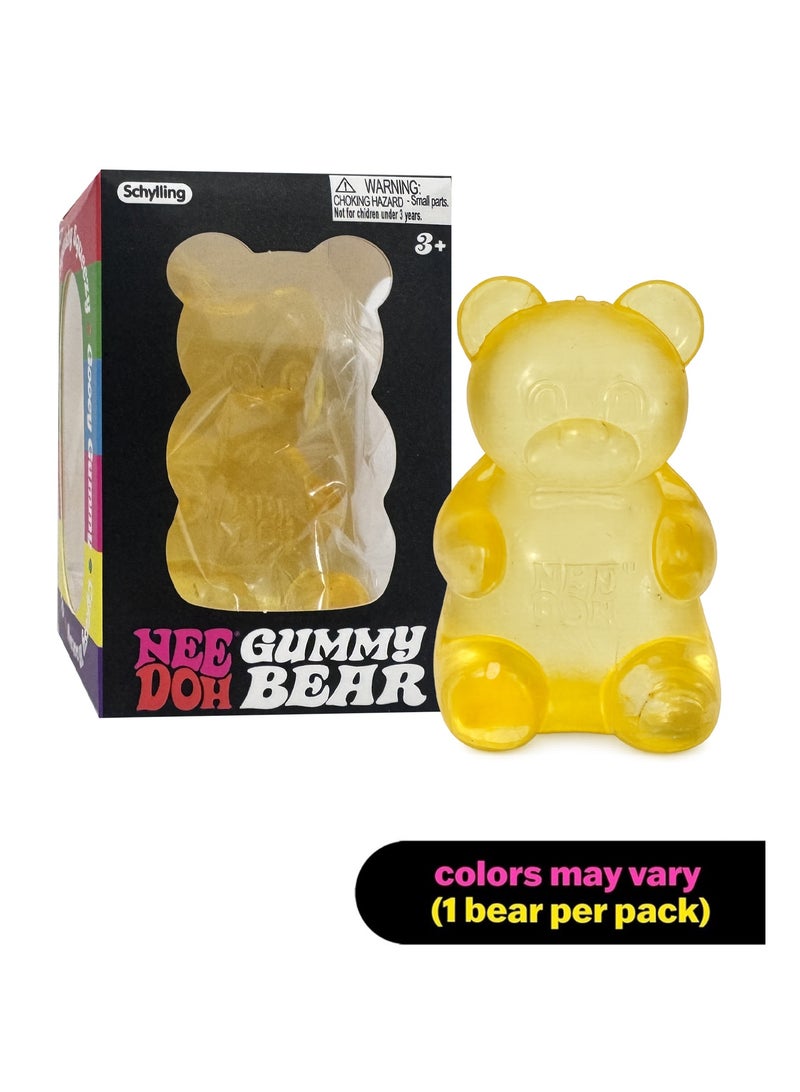 Gummy Bear – Jelly Sensory Toy - Color May Vary (Pack of 1) - Image 1