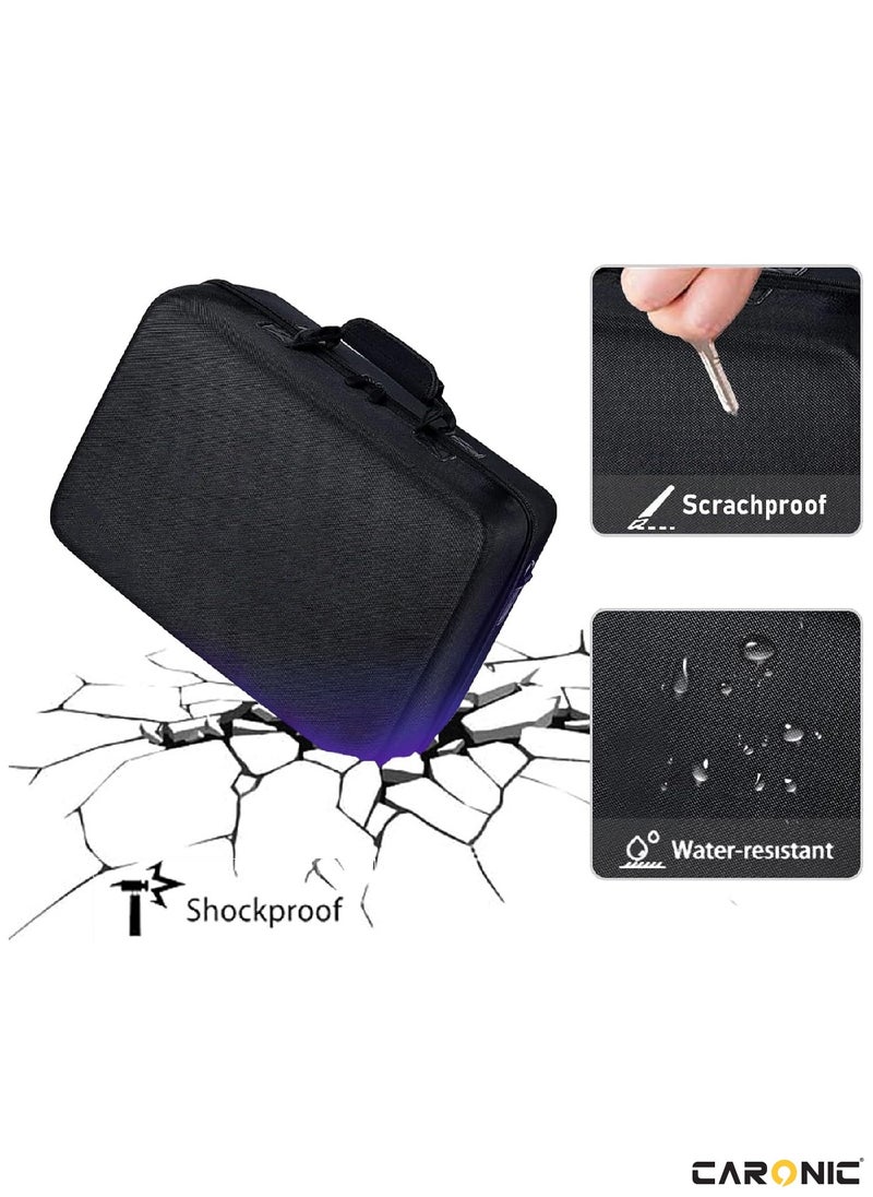 CARONIC - PS5 Carrying Case Travel Storage Bag Compatible With Playstation 5 Slim - Image 1