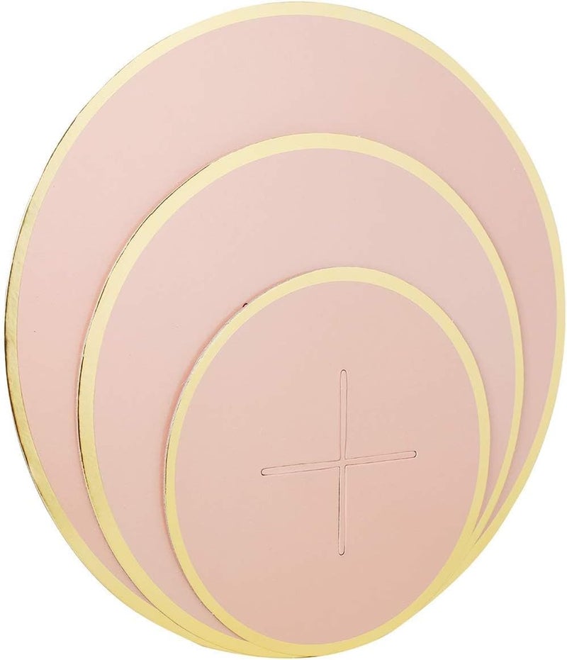 ThePartyPopper PEACH THREE TIER CUPCAKE STAND - Image 3