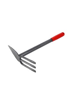 LAWAZIM Digging Hoe & 3 Teeth Garden Fork with Iron Handle  - Image 1