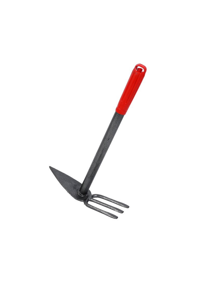 LAWAZIM Digging Hoe & 3 Teeth Garden Fork with Iron Handle  - Image 3