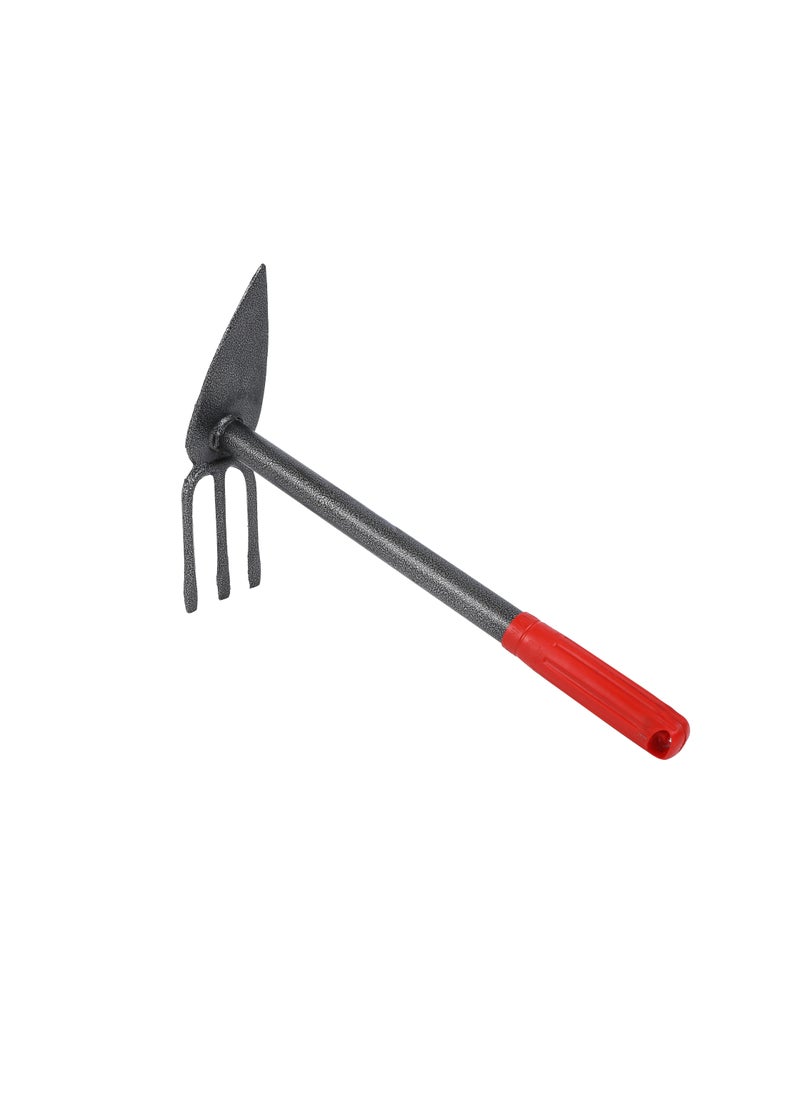 LAWAZIM Digging Hoe & 3 Teeth Garden Fork with Iron Handle  - Image 4