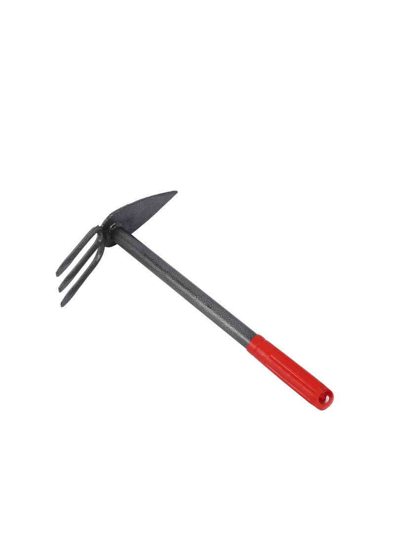 LAWAZIM Digging Hoe & 3 Teeth Garden Fork with Iron Handle  - Image 5