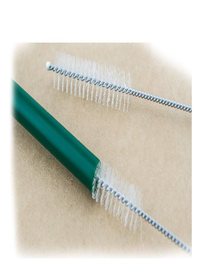 rawnori Drinking Straws Cleaning Brush CocoStraw - BPA Free - 1 Nylon Bristle Fits Coffee Shop Green Star Straws Straw Cleaner for Washing SS Drink Straws, Tea Pot spout, Glass Bottles, Mini, Micro, Pipe  - Image 1