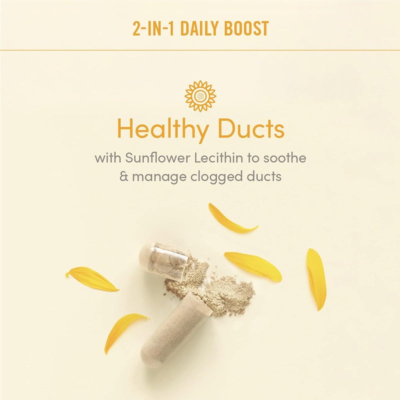 Munchkin Milkmakers Daily Boost 2in1 Lactation Supplements for Breastfeeding Nursing  Pumping Moms  Fenugreek Free 60 Capsules - Image 4