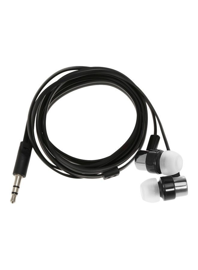 NIBEMINENT Wired In-Ear Earphones Silver/Black - Image 2