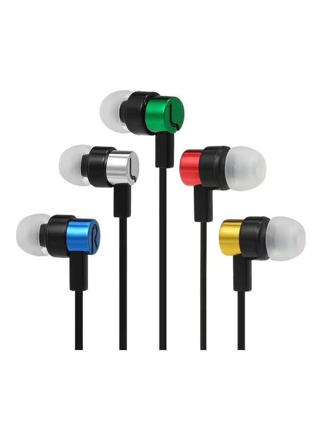 NIBEMINENT Wired In-Ear Earphones Silver/Black - Image 3
