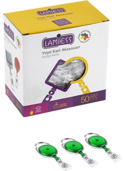 Lamiess Lms 154 Steel Bordered Oval Yoyo Transparent Green 50's 