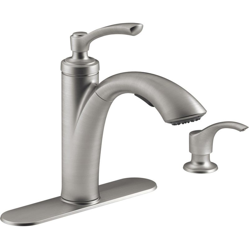 Kohler KR29670SDVS Linwood Kitchen Sink Faucet Vibrant Stainless - Image 2