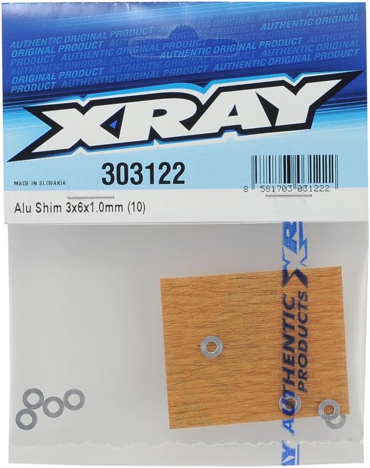 X RAY شيم الألمنيوم 3x6x1مم (10) - Image 2