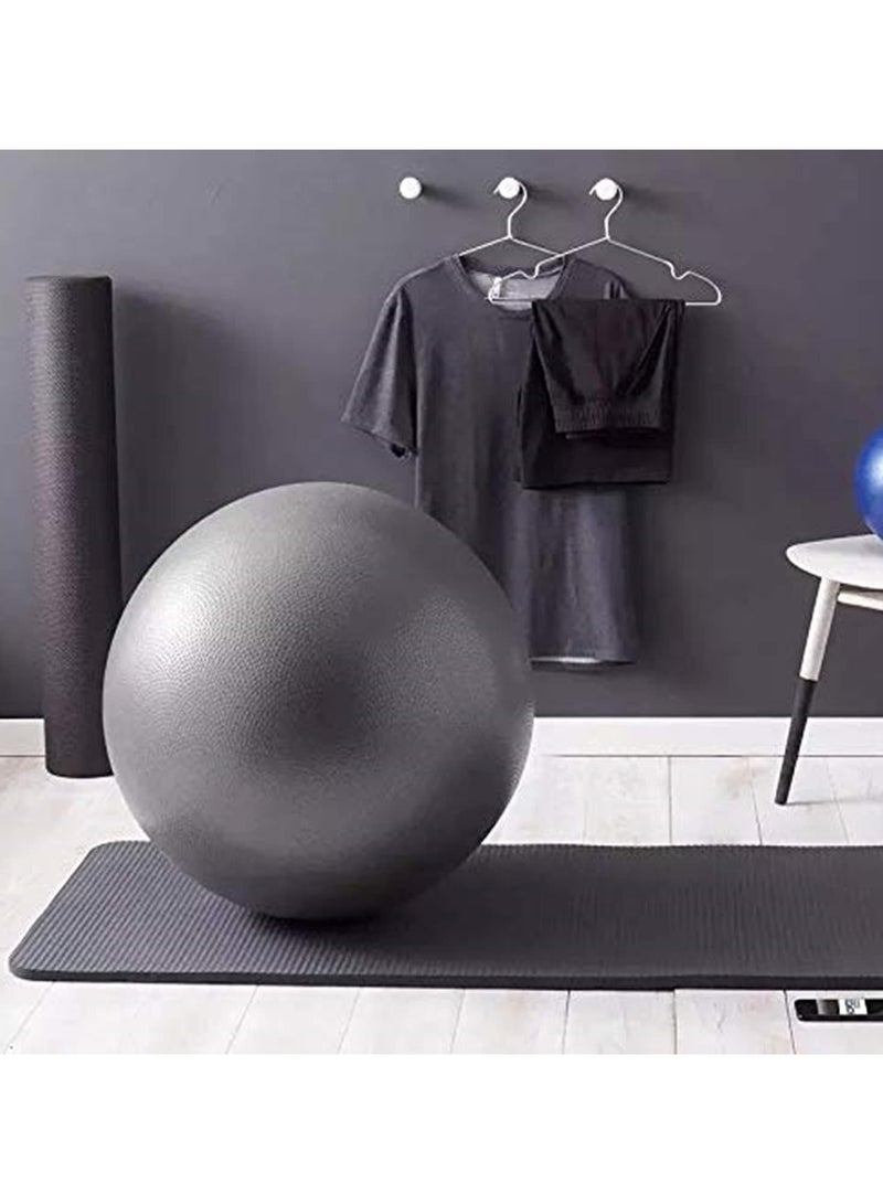 سجادة يوجا، 183 * 61 سم طول 1 سم غير قابلة للانزلاق مريحة من رغوة سجادة يوجا، سوداء - Image 4