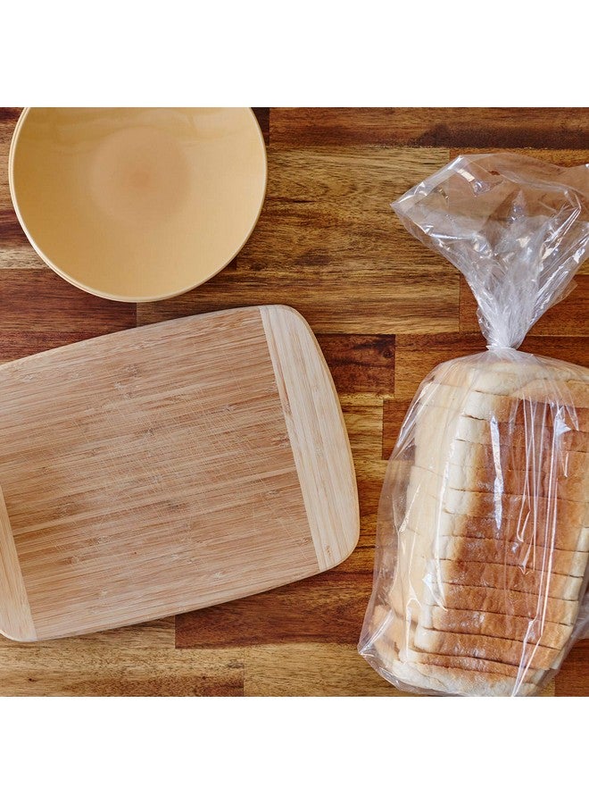 موريباك أكياس خبز مع أربطة، 100 قطعة، مقاس 18×4×8 بوصة، أكياس بلاستيكية قابلة لإعادة الاستخدام لتخزين الخبز محلي الصنع وتقديمه كهدية - Image 4