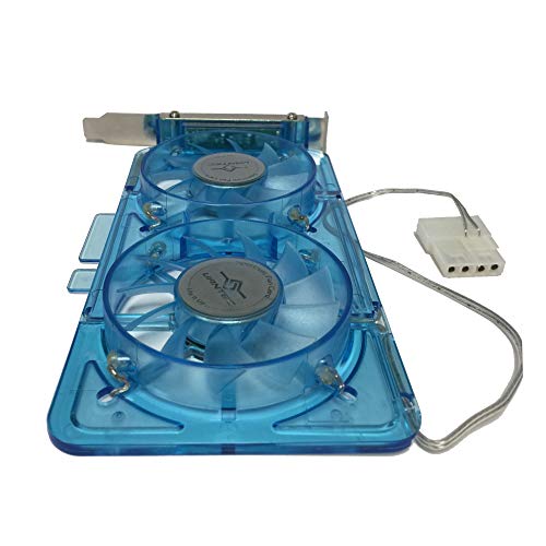 Vantec SP-FC70-BL Spectrum System Fan Card with Dual Adjustable 70mm UV LED Fans (Blue), 195x92x20mm - Image 5