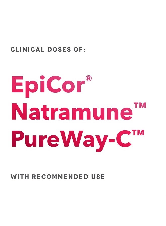Life Seasons Clinical Immunity - Quick-Start - Immune Boosting - Rapid Immune Response - Immune System Support - Black Elderberry & Pre+Probiotics - 60 Capsules - Image 1