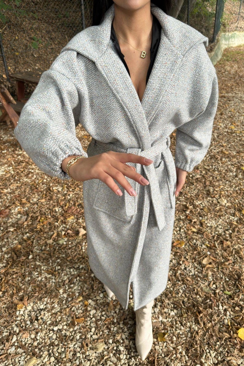Weshaya Coat Women Grey - Image 4