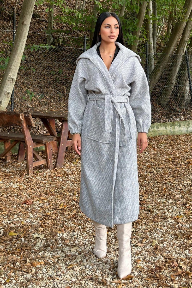 Weshaya Coat Women Grey - Image 2