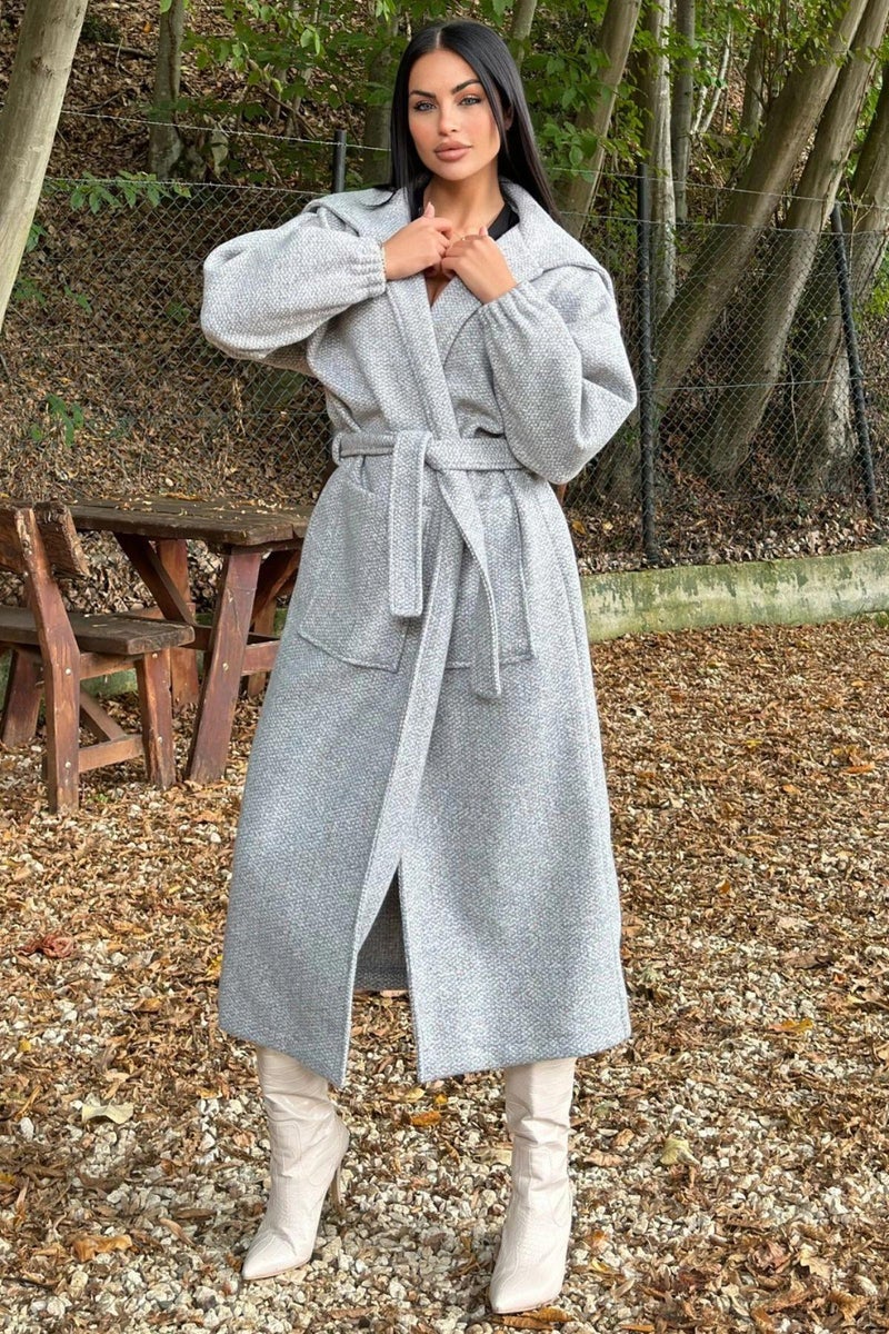 Weshaya Coat Women Grey - Image 1