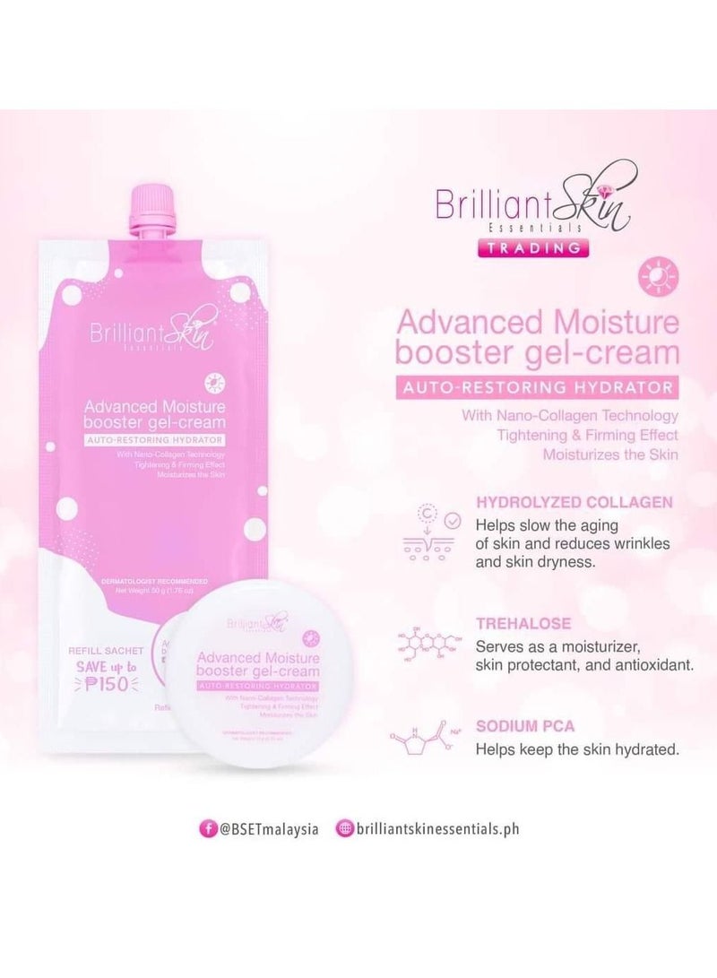 Brilliant Skin Advanced Moisture Booster Gel Cream 50 Grams - Image 2