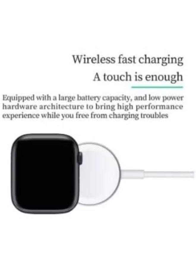 modio Super Mini Smart Watch for Women with 3 Interchangeable Straps – Elegant Compact Fitness Tracker with Wireless Charging, Heart Rate Monitor, Sleep Tracking, Call & Message Notifications – Stylish Lightweight Wearable for Daily Use, Fitness & Fashion - Image 5