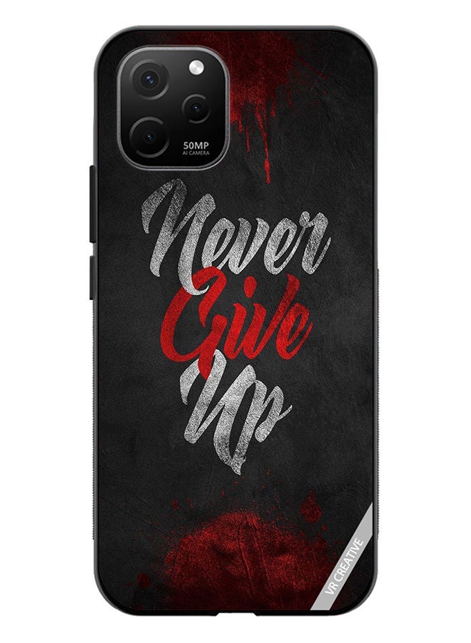 VR CREATIVE Protective Case Cover For Huawei Nova Y61 Never Give Up Design Multicolour - Image 1