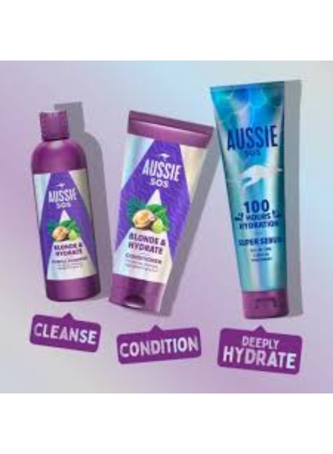 أوسي شامبو أوسي إس أو إس الأشقر والمرطب البنفسجي 300 مل - Image 3