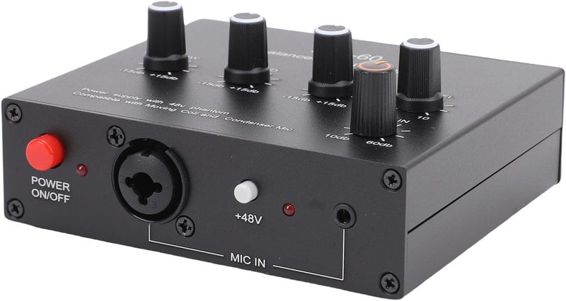 Spec compliant trusted quality WALFRONT Microphone Preamp with 48V Phantom Power, Aluminum Alloy, 60db Gain, Versatile Connectivity for Condenser and Dynamic Mics Climate adapted delivery plan Room to room portable Most item matching trendy design Foldable Global trendy simple build Local available supply Daily universal pick Reliable durability Low dust buildup Good ventilation All environment compatible Slow wear optimized quality Bug proof seal Gulf climate fit All condition fit Elegant practical design Popular practical build Classified organized storage Air & land transit compatible Multi stock guarantee supply Repeated use resistant selected material Occasional & permanent usable Global simple assemble options Certified local stock - Image 5