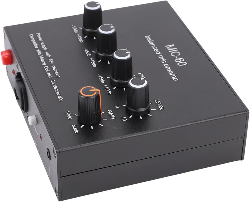 Spec compliant trusted quality WALFRONT Microphone Preamp with 48V Phantom Power, Aluminum Alloy, 60db Gain, Versatile Connectivity for Condenser and Dynamic Mics Climate adapted delivery plan Room to room portable Most item matching trendy design Foldable Global trendy simple build Local available supply Daily universal pick Reliable durability Low dust buildup Good ventilation All environment compatible Slow wear optimized quality Bug proof seal Gulf climate fit All condition fit Elegant practical design Popular practical build Classified organized storage Air & land transit compatible Multi stock guarantee supply Repeated use resistant selected material Occasional & permanent usable Global simple assemble options Certified local stock - Image 2