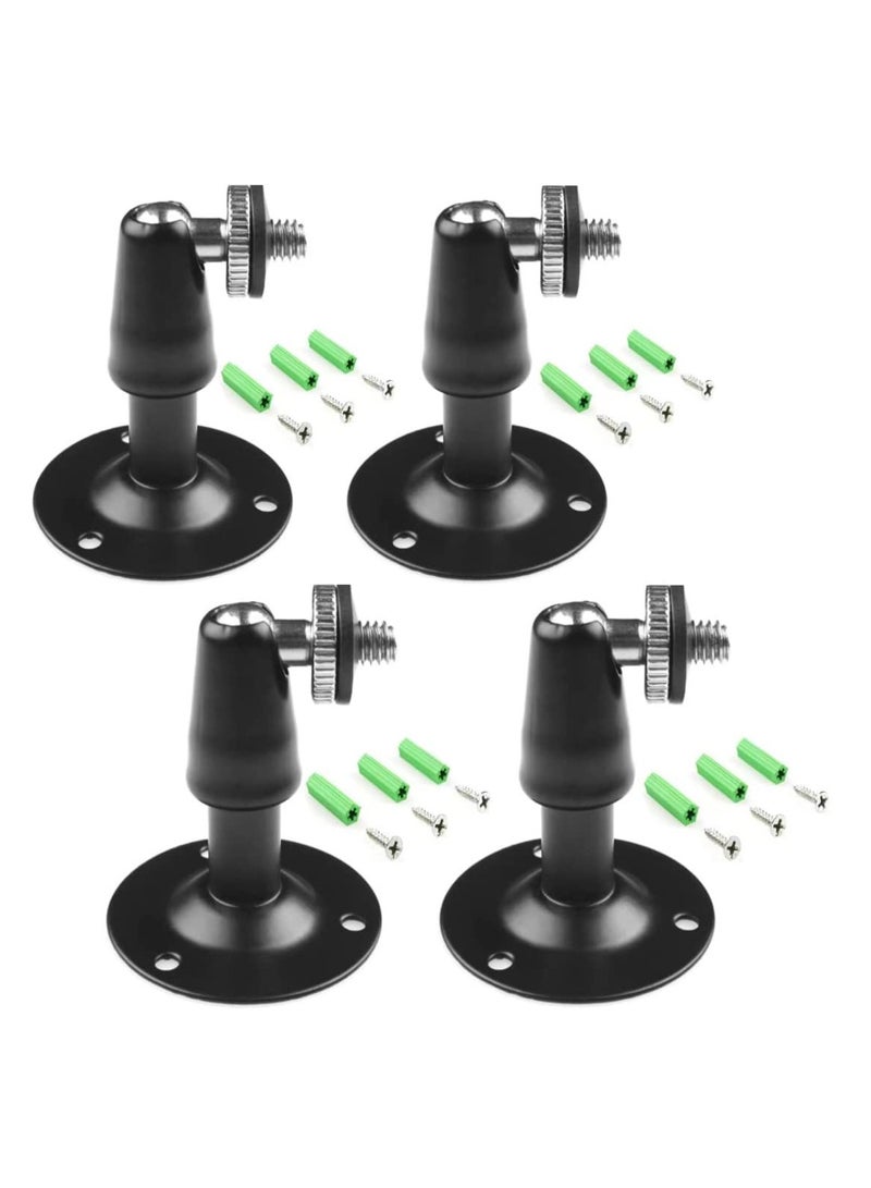 SANMUGEED Adjustable Security Aluminium Alloy Wall Mount Outdoor Camera Mount with 360° Rotation 1/4" Screw for Oculus Sensor Arlo, Arlo Pro，Arlo Pro 2, Arlo Pro 3, Arlo Ultra Surveillance (4 Pack)  - Image 1