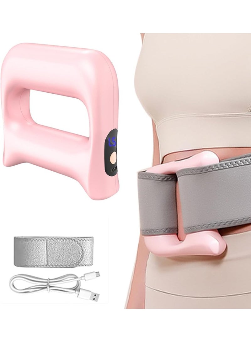 جهاز تدليك لاسلكي على شكل حلقة يعمل بالاهتزاز لتخفيف الألم وتحفيز حرق الدهون، مناسب لجميع مناطق الجسم. - Image 1