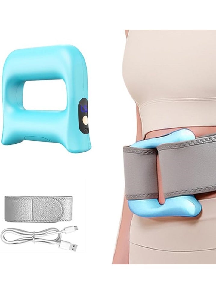 جهاز تدليك لاسلكي على شكل حلقة يعمل بالاهتزاز لتخفيف الألم وتحفيز حرق الدهون، مناسب لجميع مناطق الجسم. - Image 4