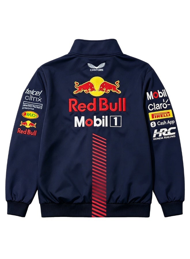 F1 Oracle Red Bull Racing Official Teamline Softshell Jacket - Image 2