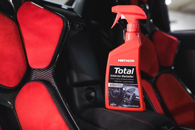 Mothers Total Interior Detailer, 24 oz. â€” Cleans & Protects Dash, Glass, Screens & More, Safe Ammonia-Free Formula Removes Dirt, Oily Film & Fingerprints Without Streaks or Residue (05434) - Image 4