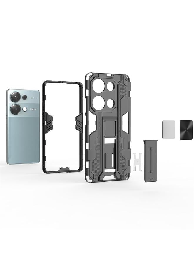 اس-توب جراب لهاتف Redmi Note 13 Pro 4G Supersonic Armor PC Hybrid TPU - Image 4