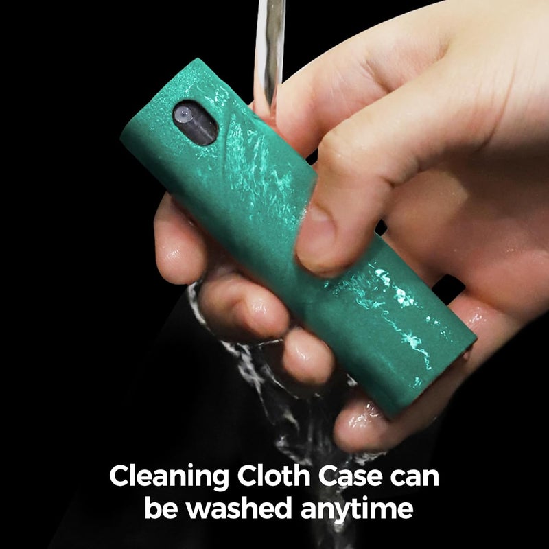 JiaTeums Screen Cleaner Spray, All in One Screen Cleaner Spray Set of 2 Screen Cleaning Kit Screen Cleaner for Monitor/Tablet/Mobile Phone/Car Screen with Liquid and Cleaning Brush (Grey + Green) - Image 5