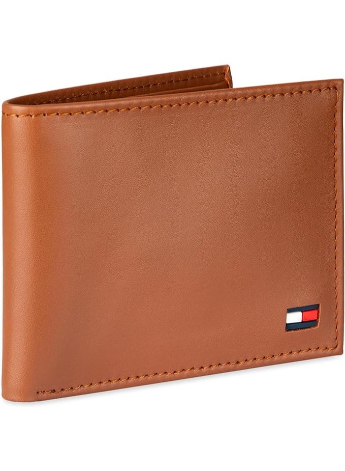 تومي هيلفيغر بلس محفظة تومي هيلفيغر رانجر باس كيس الجلدية للرجال باللون البنى الفاتح - 31TL22X046TAN  - Image 2