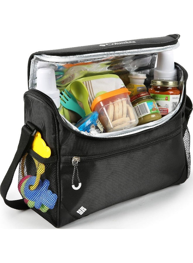 Columbia Badger Ridge Insulated Baby Food and Bottle Tote, Black - Image 5