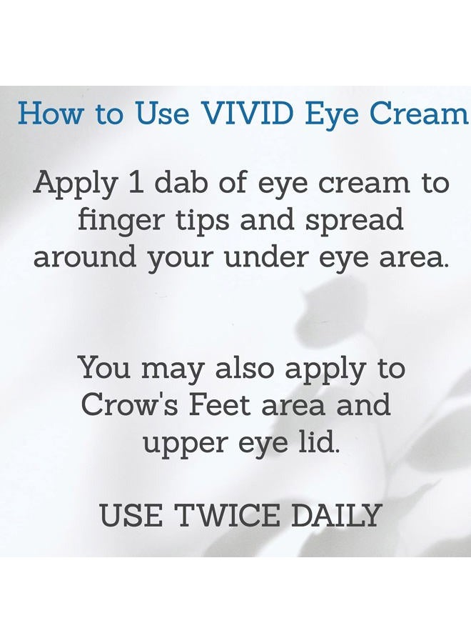 Script Essentials VIVID Peptide Eye Cream with Whitonyl for Dark Circles, Puffiness and Fine Lines - Brightens and Boosts Collagen for Firmness and Hydration - Image 5