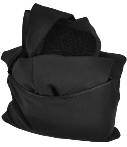 HAZARD 4 Mens Rain Poncho Villa(TM) Technical Soft-Shell - Black, Black Classic - Image 5