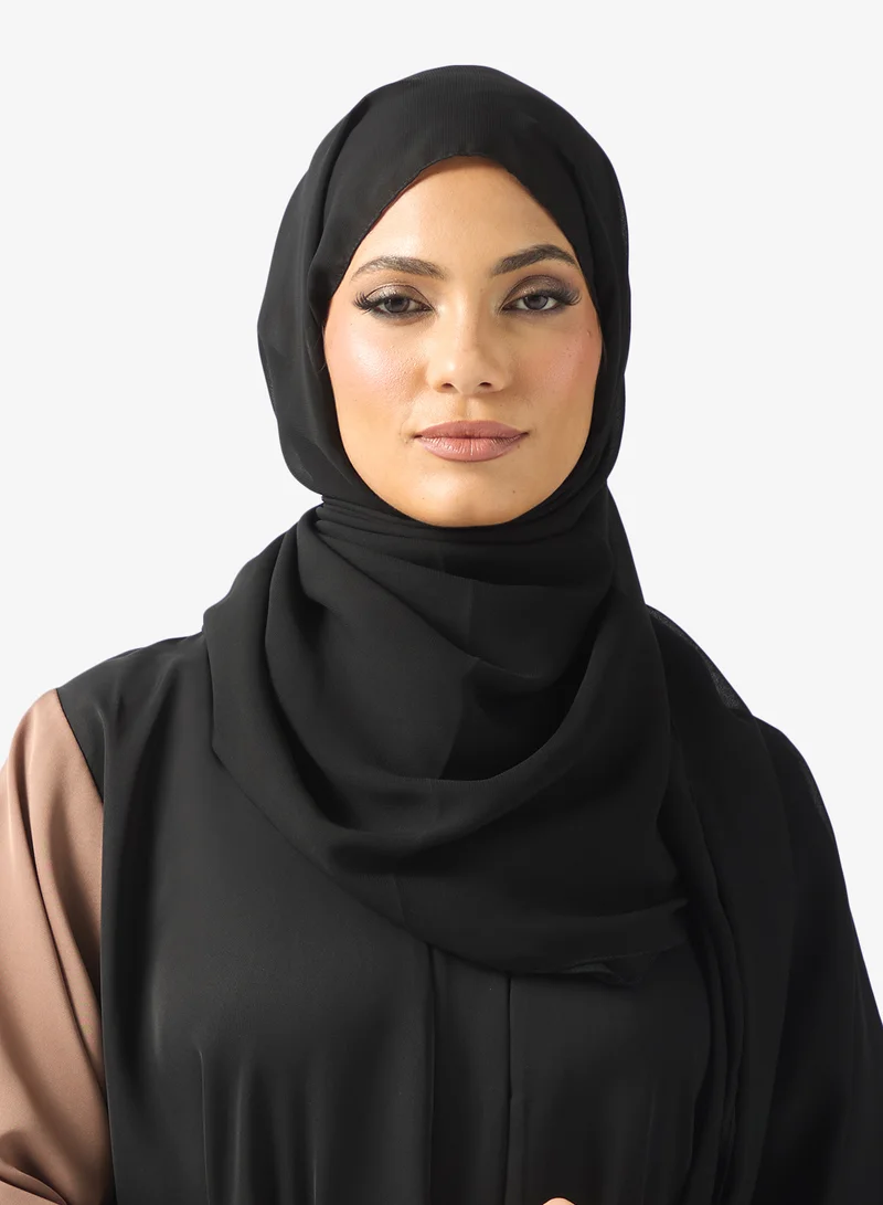 Khizana  Color Block Abaya & Sheila for Women | Best Price UAE