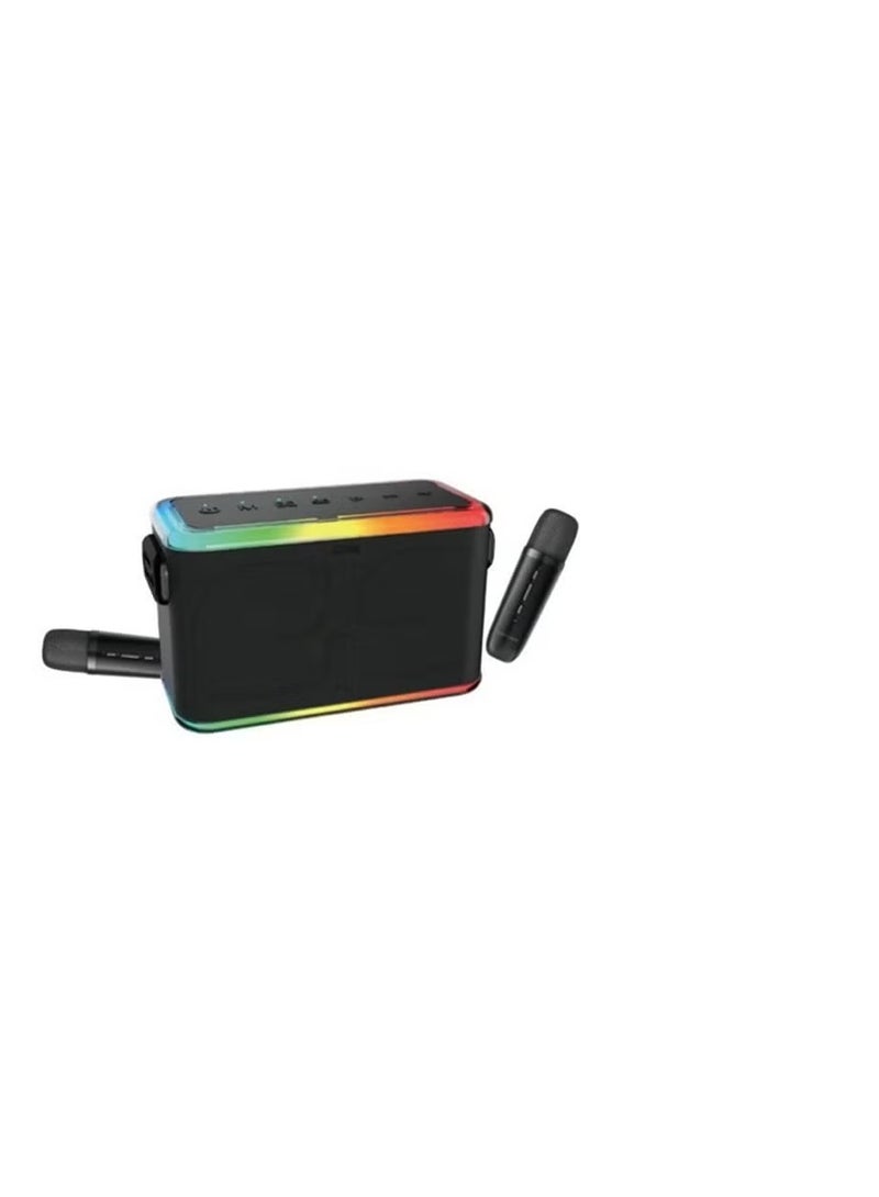 Lenyes S834 Portable KTV Bluetooth Speaker with Wireless Microphone - Image 2