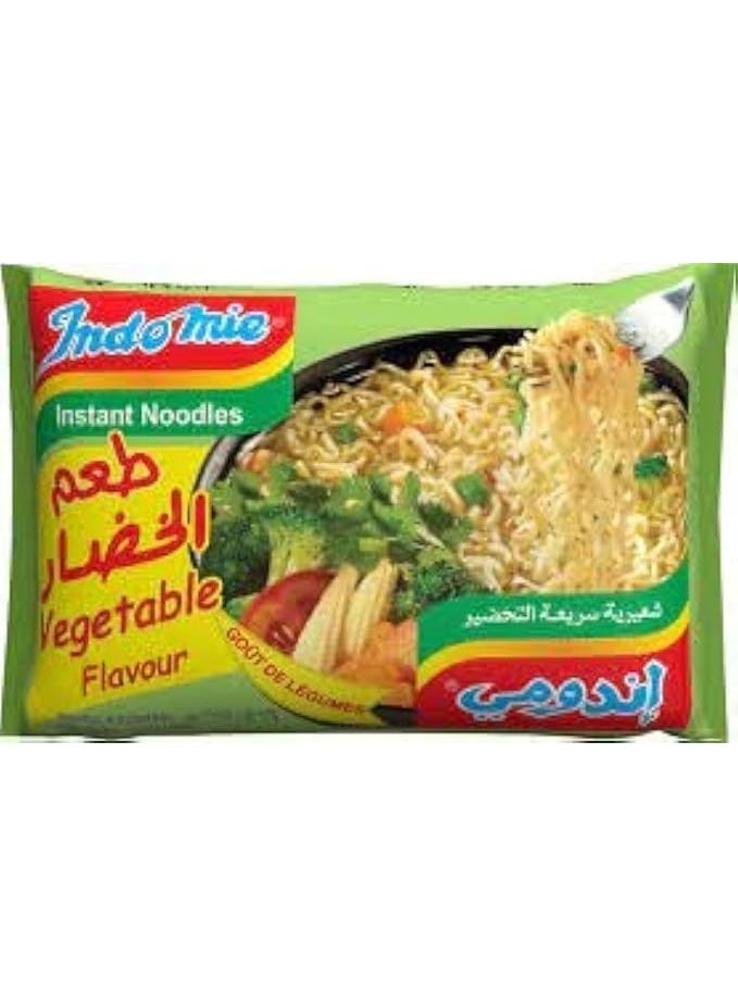 إندومي اندومي السعودية بنكهة الخضار – عبوة 3 × 60 جرام | وجبة سريعة وسهلة التحضير | الطعم الأصلي للأندومي السعودي - Image 1