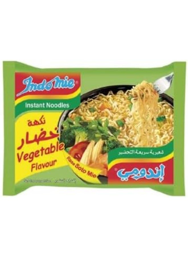 إندومي اندومي السعودية بنكهة الخضار – عبوة 3 × 60 جرام | وجبة سريعة وسهلة التحضير | الطعم الأصلي للأندومي السعودي - Image 2