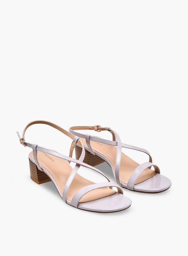 بابريكا Women Block Heel Buckle Closure Sandals