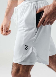 SIGMA FIT Sigma Fit WHITE MAVERIK BASIC SHORT - XXL ,Color: white  - Image 1