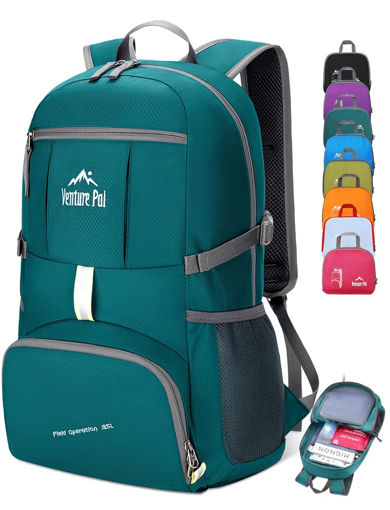 Venture Pal 35L Ultralight Lightweight Packable Foldable Travel Camping Hiking Outdoor Sports Backpack Daypack - Image 1