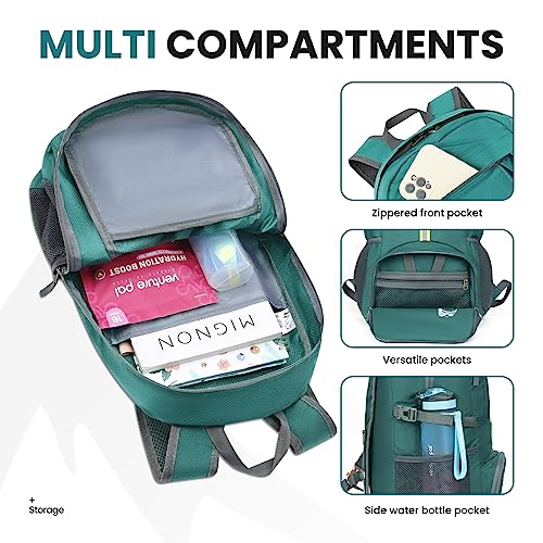 Venture Pal 35L Ultralight Lightweight Packable Foldable Travel Camping Hiking Outdoor Sports Backpack Daypack - Image 2