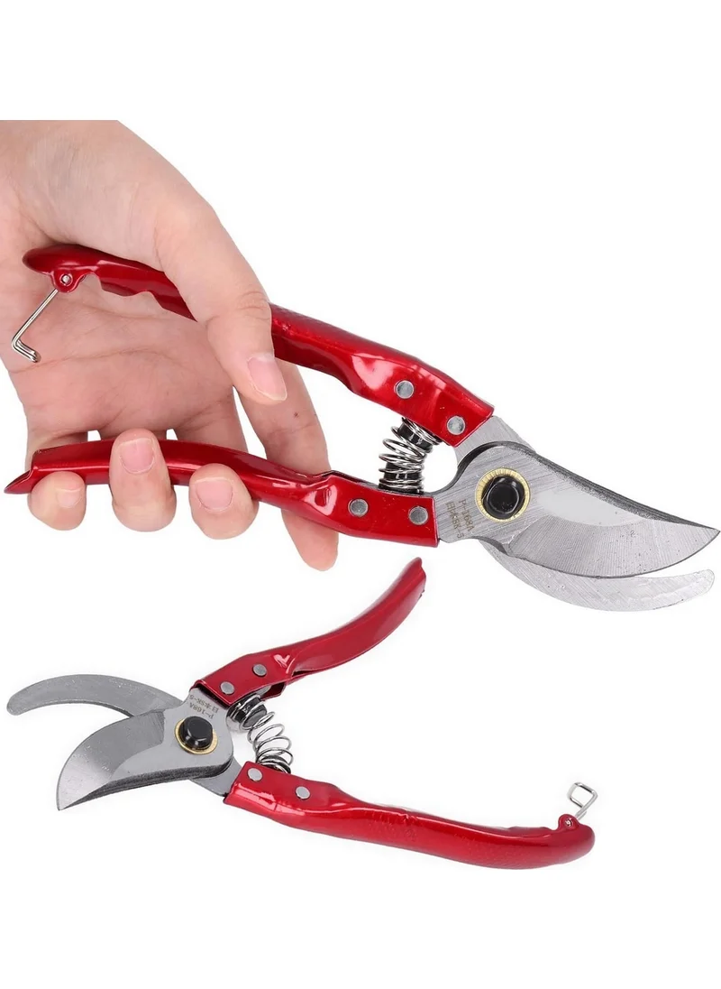 BarkoFix Pruning Shears 210 mm Spare Spring Metal Handled Pruning Shears 21 cm Long